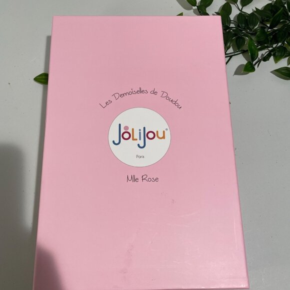 Jolijou Mlle Rose Plush Doll In Pink Dress With Gift Box - Picture 6 of 6